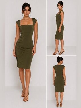Vintage Victoria’s Secret Moda International green body con dress, S
